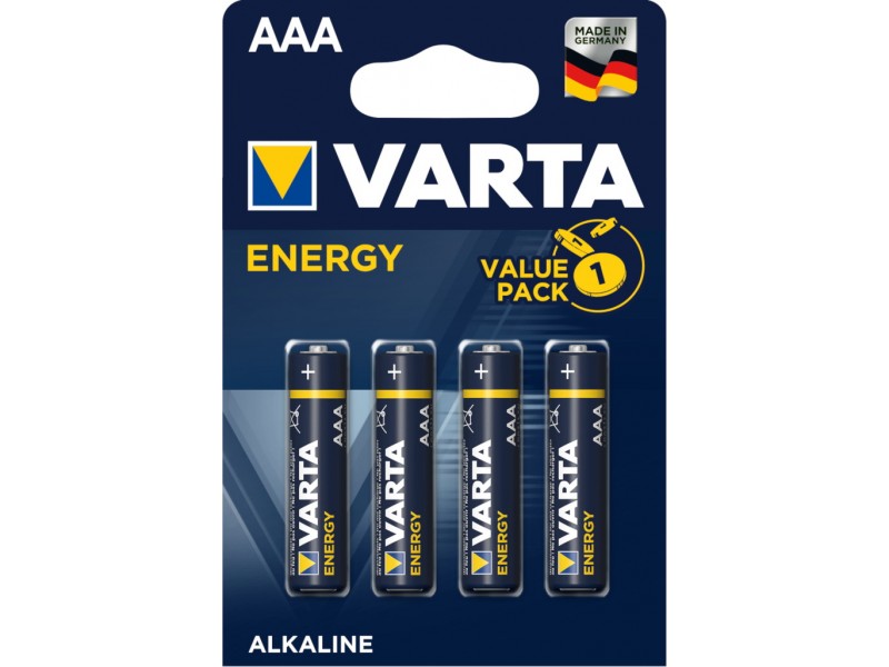 VARTA 4103 συσκ.4 AΛΚΑΛΙΚΗ ENERGY AAA VARTA 4103 συσκ.4 AΛΚΑΛΙΚΗ ENERGY AAA