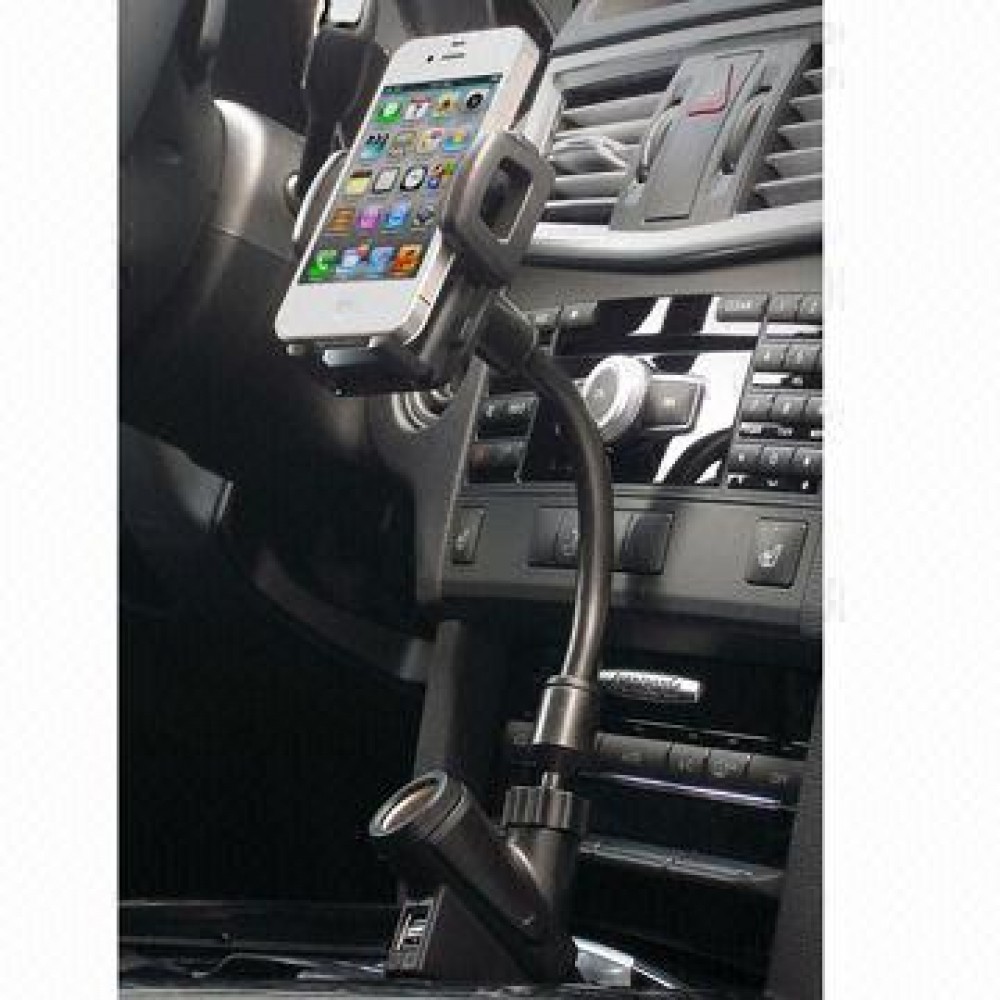 Βάση στήριξης κινητού για το αυτοκίνητο με 2 θύρες USB, ιδανική για τα περισσότερα κινητά
