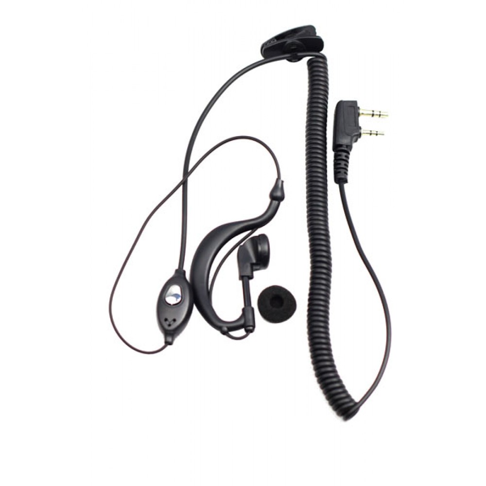 Hands-Free ακουστικά με διπλό καρφί για Baofeng και ασύρματους πομποδέκτες