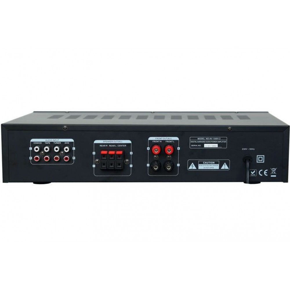 Ενισχυτής ήχου στερεοφωνικός REACT AV-1300 /S(2x100w)