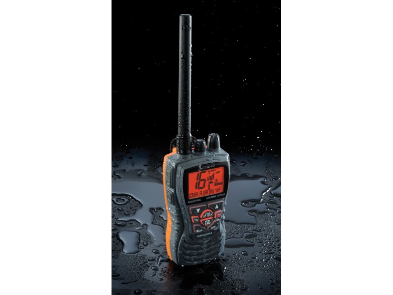 Cobra MR-HH350 FLT VHF Marine Φορητός πομποδέκτης, αδιάβροχος  6 Watts.