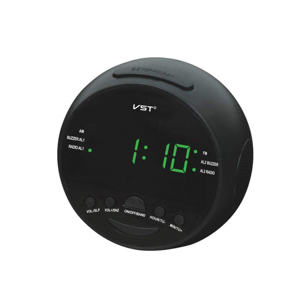 Επιτραπέζιο Ψηφιακό Ρολόι-Ξυπνητήρι & Ραδιόφωνο Με Μπαταρία