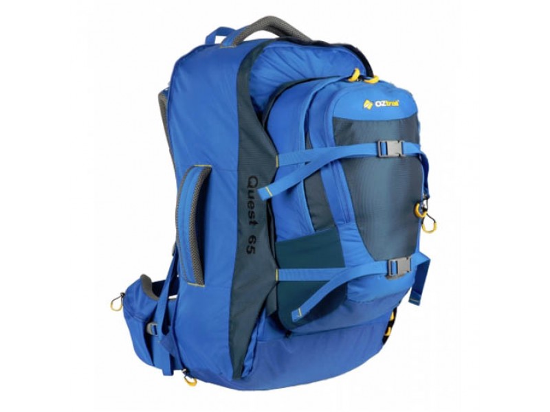 Τσάντα Σακίδιο Ταξιδίου Oztrail Quest 65+10L Blue Ozt-486