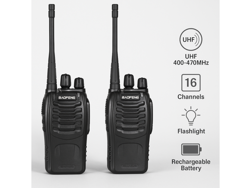 Σετ 2 Πομποδέκτες Baofeng BF-888S – Αξιόπιστη Επικοινωνία Παντού Σετ 2 Πομποδέκτες Baofeng BF-888S – Αξιόπιστη Επικοινωνία Παντού