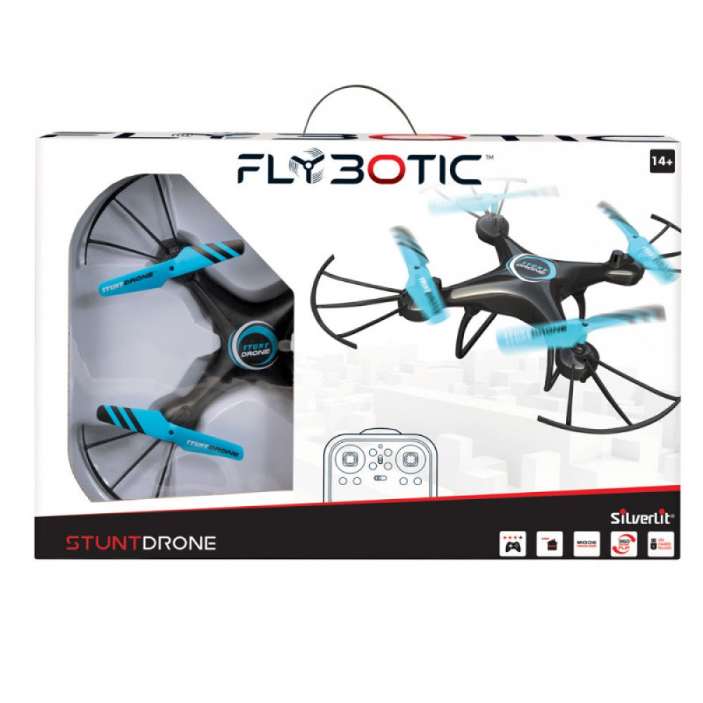 Silverlit Flybotic Stunt Drone Τηλεκατευθυνόμενο Για 14+ Χρονών