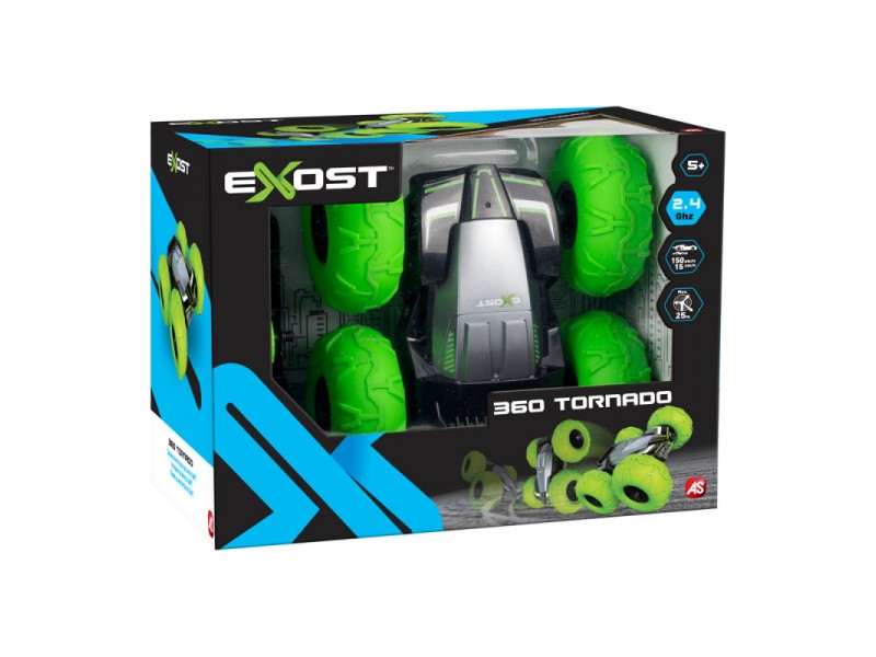 Exost 360 Tornado Τηλεκατευθυνόμενο Αυτοκίνητο Πράσινο