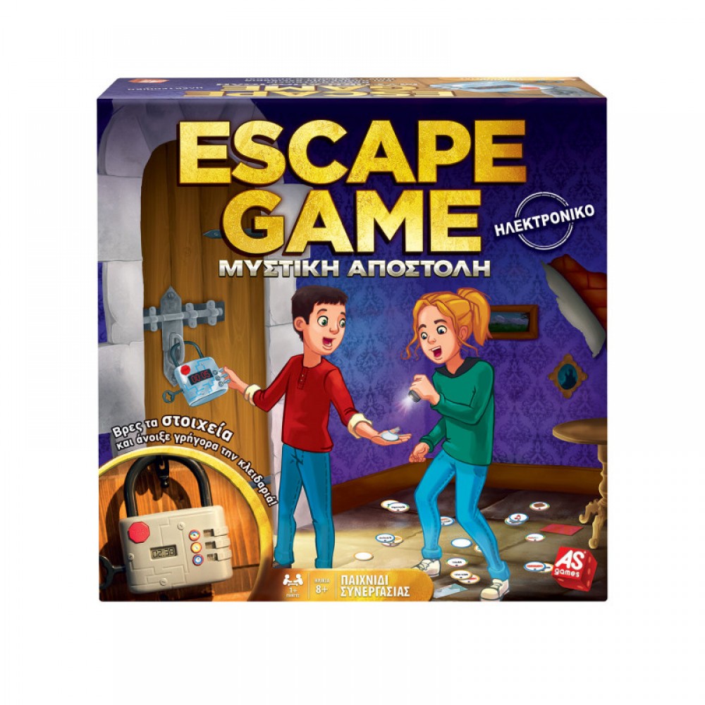 AS Games Επιτραπέζιο Παιχνίδι Escape Game Μυστική Αποστολή Για Ηλικίες 8+ Χρονών