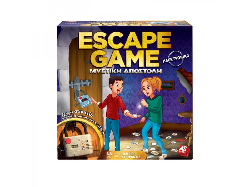 AS Games Επιτραπέζιο Παιχνίδι Escape Game Μυστική Αποστολή Για Ηλικίες 8+ Χρονών