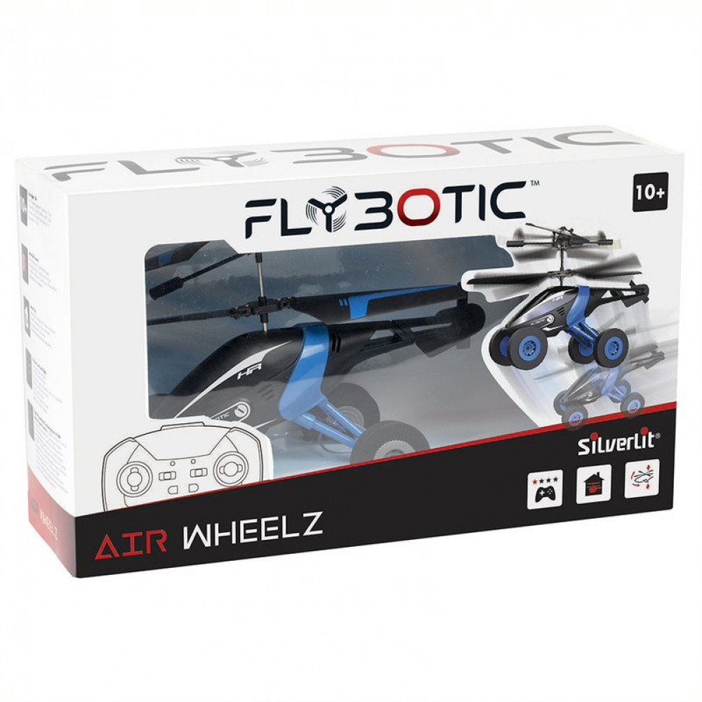 Silverlit Flybotic Air Wheelz Τηλεκατευθυνόμενο Ελικόπτερο Για 10+ Χρονών