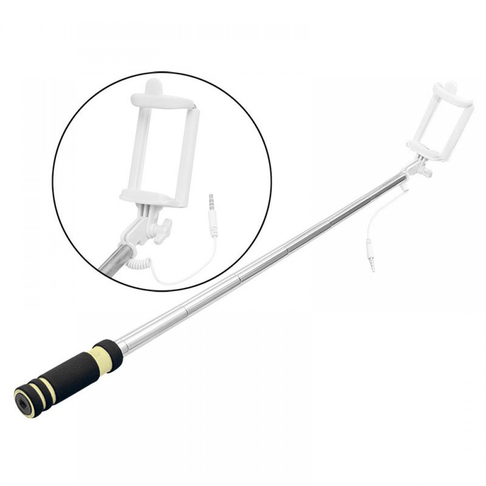 Selfie Stick 3.5mm Jack Μαύρο