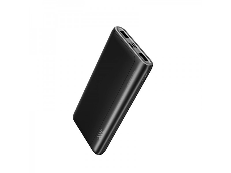 XO PR120 Powerbank 10000mAh Μαύρο