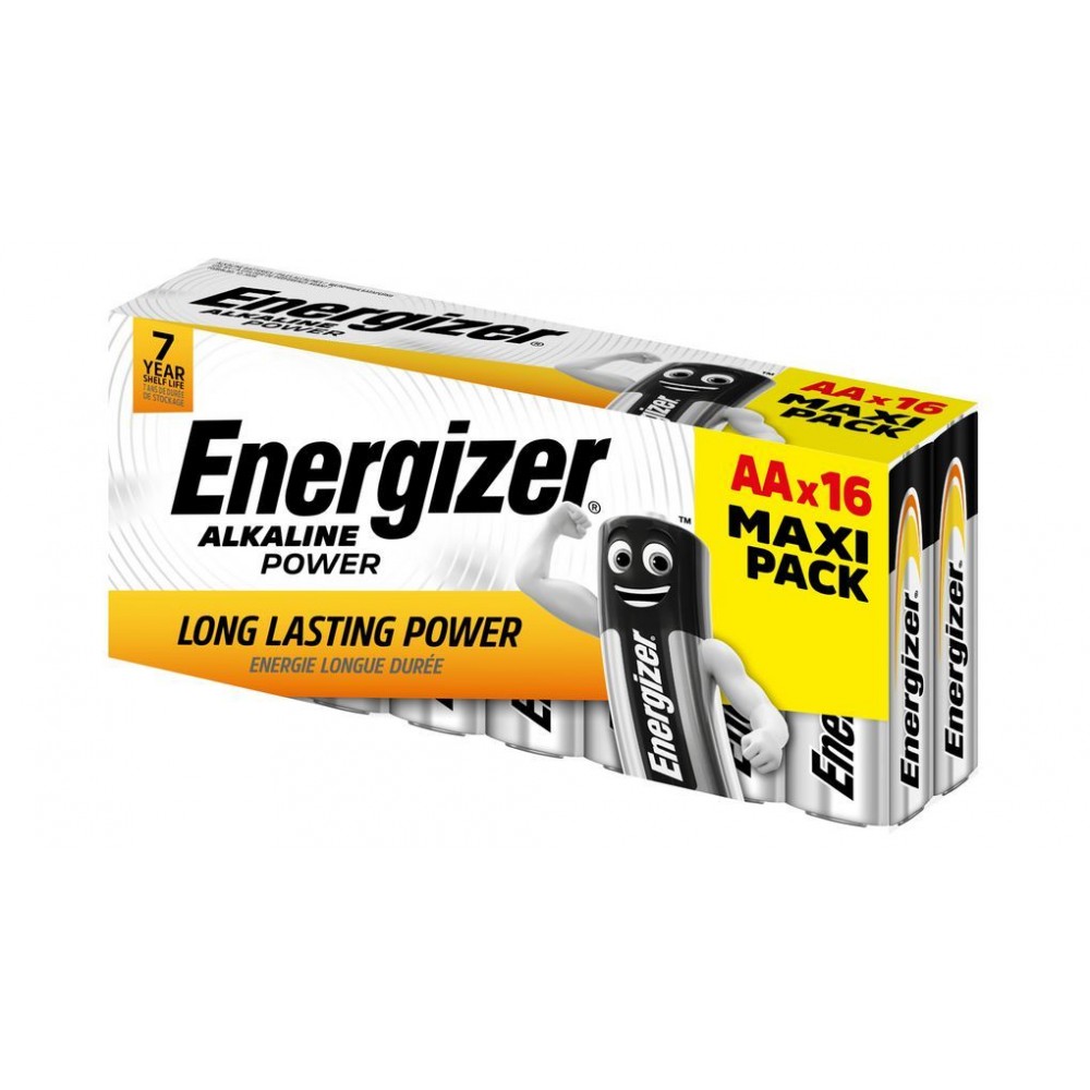 Energizer Power Αλκαλική Mignon Battery AA S16 (16τμχ)