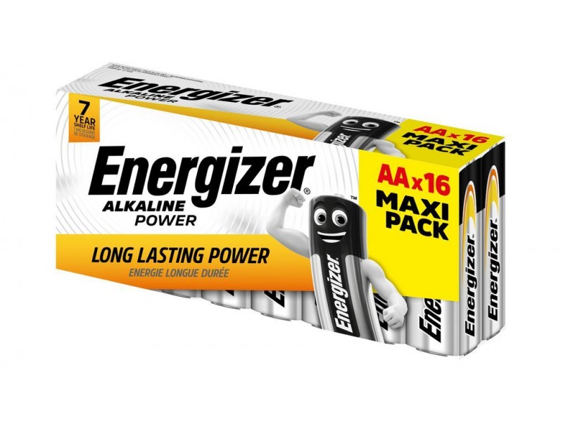 Energizer Power Αλκαλική Mignon Battery AA S16 (16τμχ)