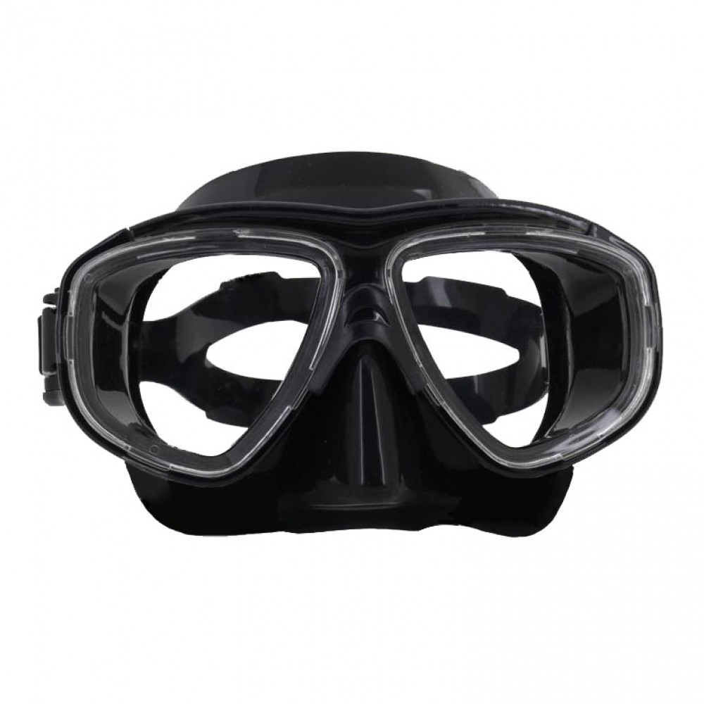 Μάσκα Θαλάσσης Σιλικόνης Wave M-1320 Σε Μαύρο Χρώμα