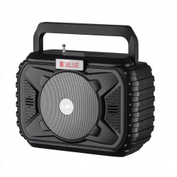 Ηχείο Bluetooth 8W με Ραδιόφωνο και Διάρκεια Μπαταρίας έως 3 ώρες Μαύρο