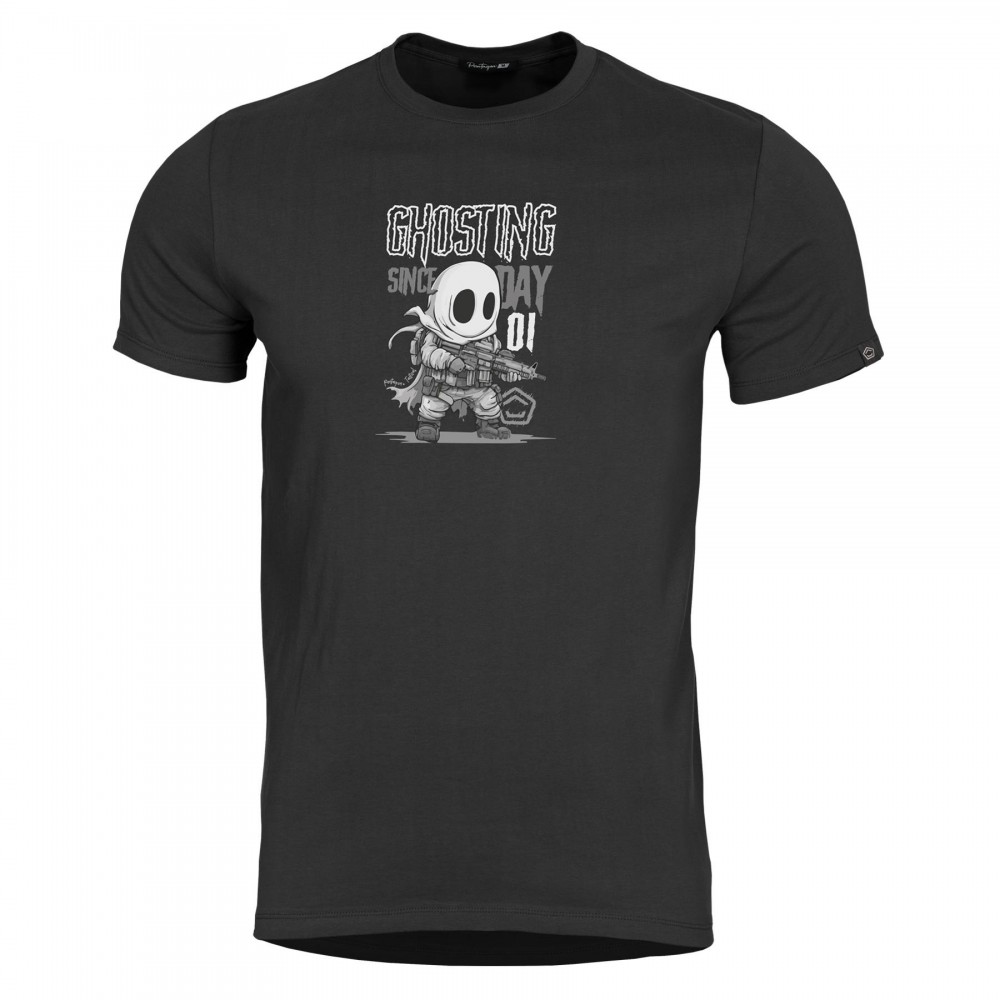 Pentagon GHOSTING T‑Shirt Μπλουζάκι – 100% Βαμβάκι, 190Gsm, Comfort Fit, Midnight Blue K09053