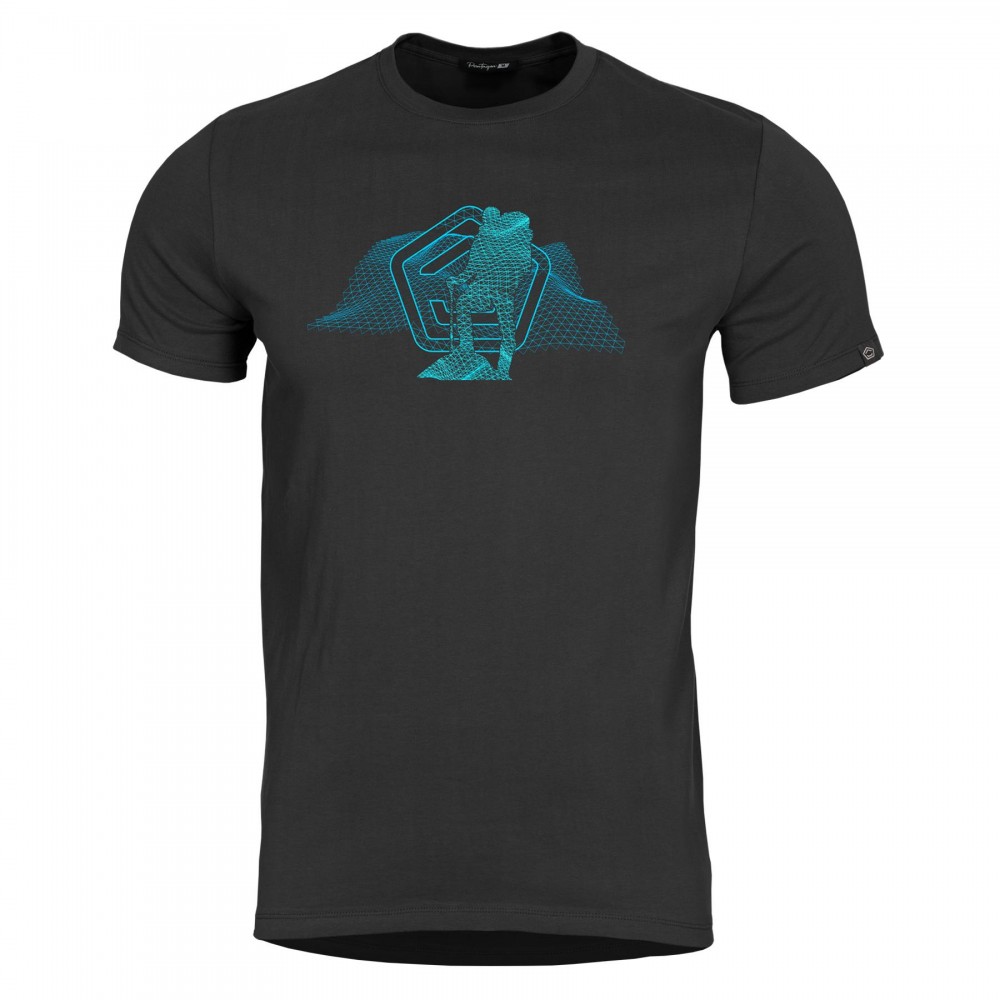Pentagon Wireframe T‑Shirt Μπλουζ΄άκι K09056 – 100% Βαμβάκι, 190 Gsm, Comfort Fit