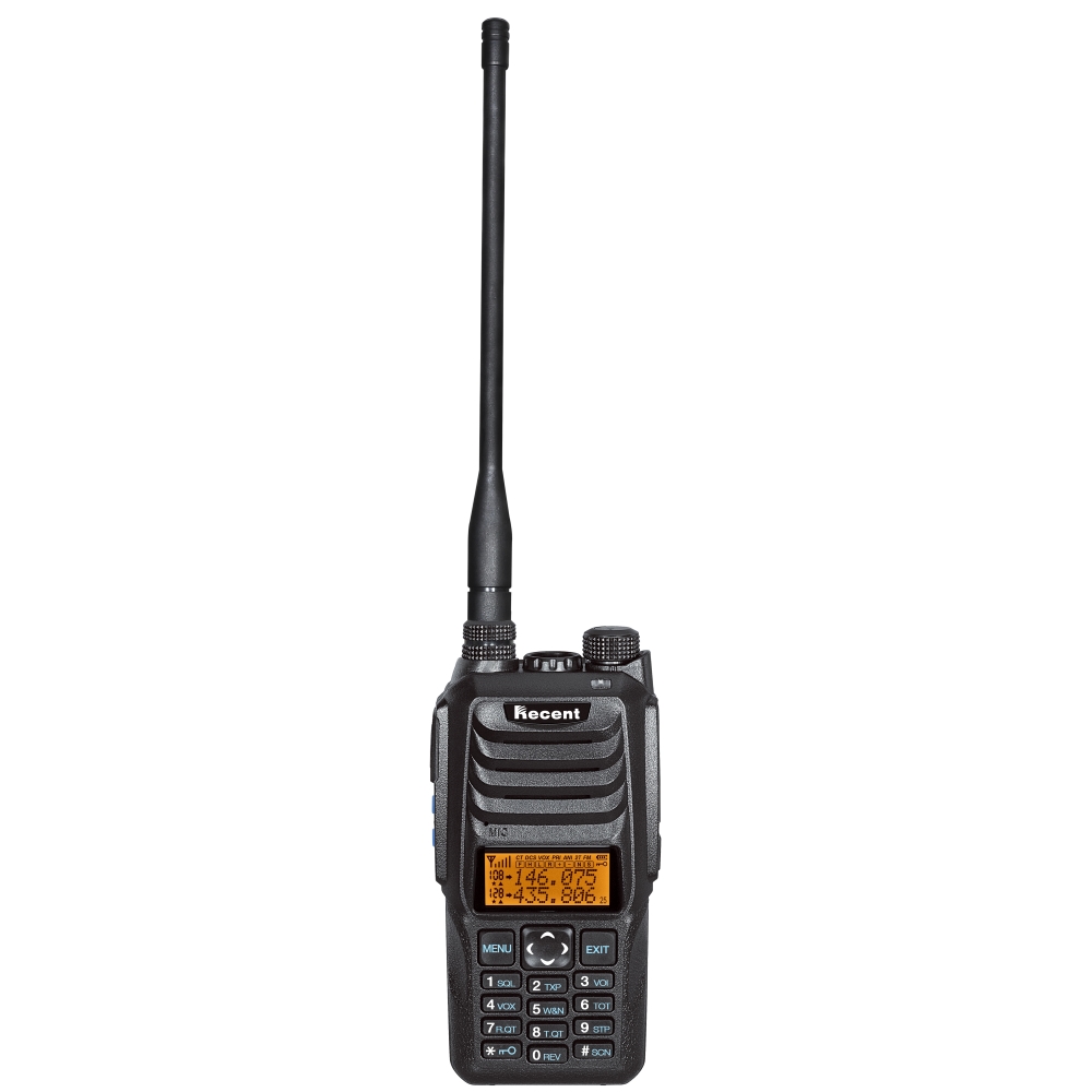 Φορητός πομποδέκτης Dual Band VHF/UHF ισχύος 10W Recent RS-589