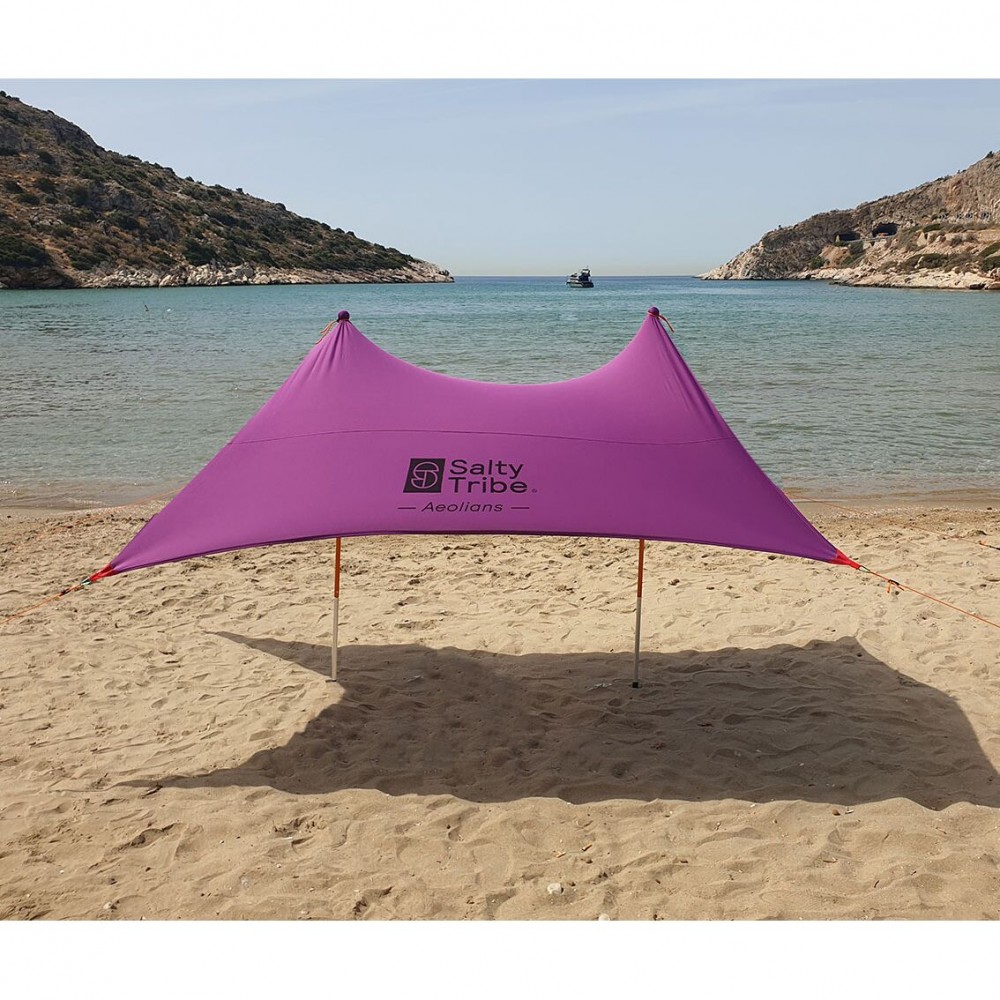 Ελαστική Τέντα Παραλίας Salty Tribe Aeolians 2X2M /Sparkling Grape