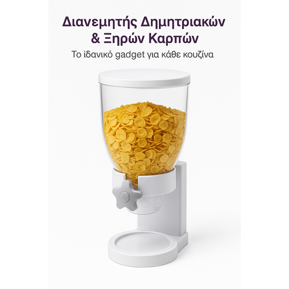 Διανεμητής Δημητριακών & Ξηρών Καρπών – Οργανώστε την Κουζίνα με Στυλ & Ευκολία