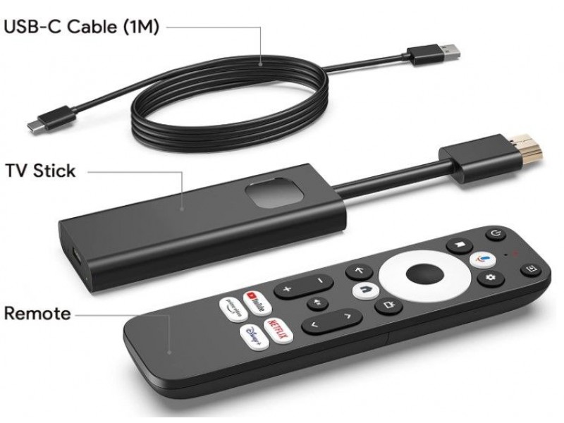 Google Tv Stick 4K UHD Με Wi-Fi/HDMI