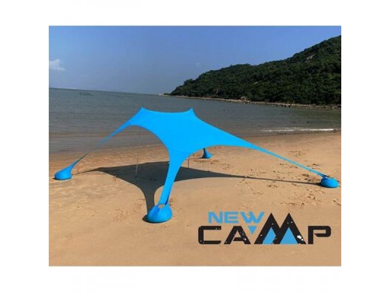 Ελαστική Τέντα Παραλίας New Camp Lycra Shelter Aegean Blue 3X2.5 Ελαστική Τέντα Παραλίας New Camp Lycra Shelter Aegean Blue 3X2.5