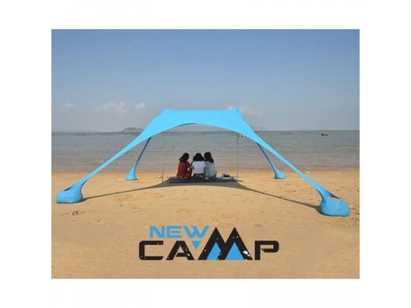 Ελαστική Τέντα Παραλίας New Camp Lycra Shelter Aegean Blue 3X2.5 Ελαστική Τέντα Παραλίας New Camp Lycra Shelter Aegean Blue 3X2.5