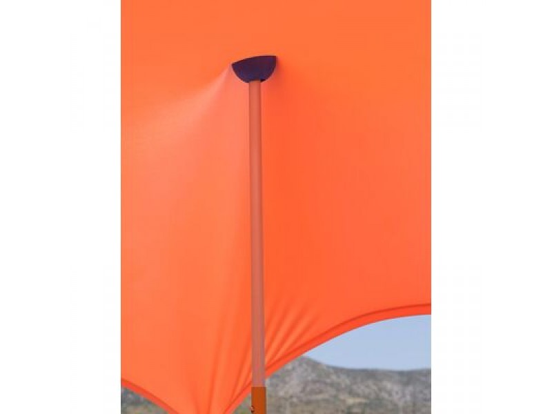 Ελαστική Τέντα Παραλίας Salty Tribe Aeolians 2x2 Σε Πορτοκαλί Χρώμα
