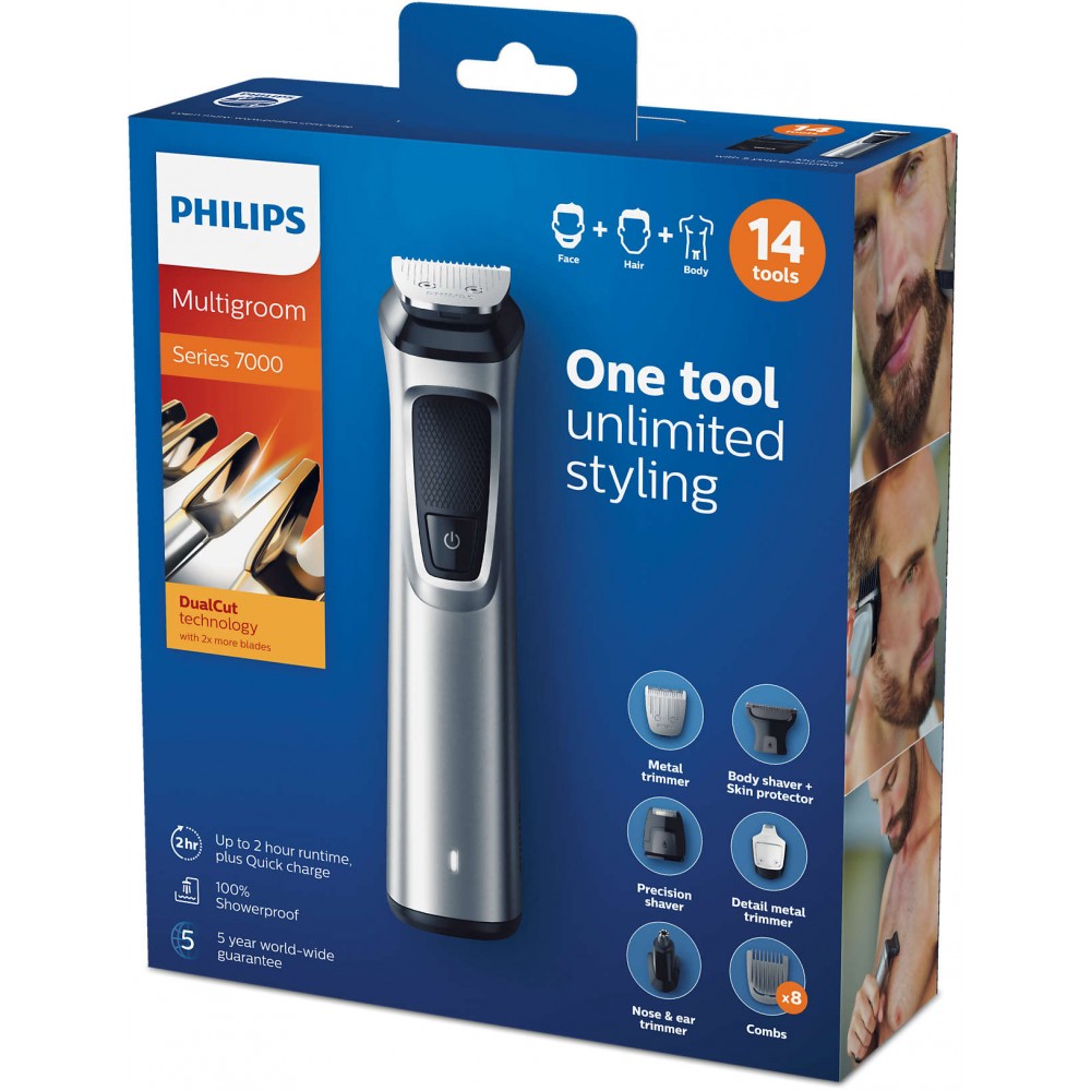 Philips MG7720/15 Set Ανδρικής Περιποίησης 14 σε 1 για γένια και μαλλιά