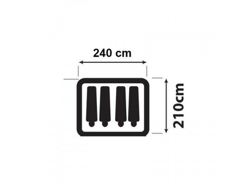 Pop Up Σκηνή 4 Ατόμων Bestway Pavillio Coolmount 4 68087