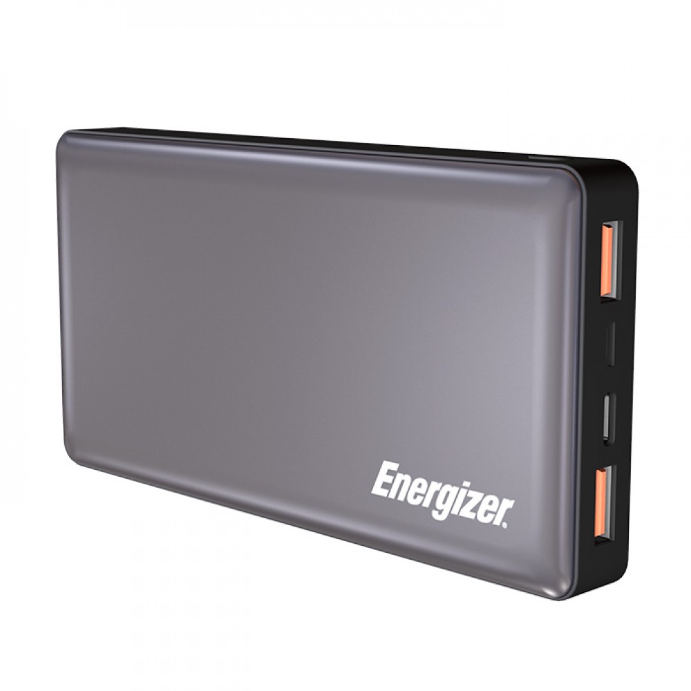 Energizer UE15002PQ-GY Power Bank 15000mAh Σε Γκρί Χρώμα