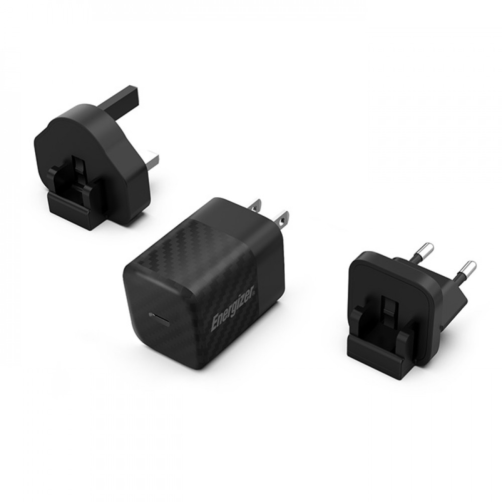 Energizer A20MUWH Universal Φορτιστής Με 1 Θύρα USB Type-C Και Power Delivery 20W Σε Μαύρο Χρώμα