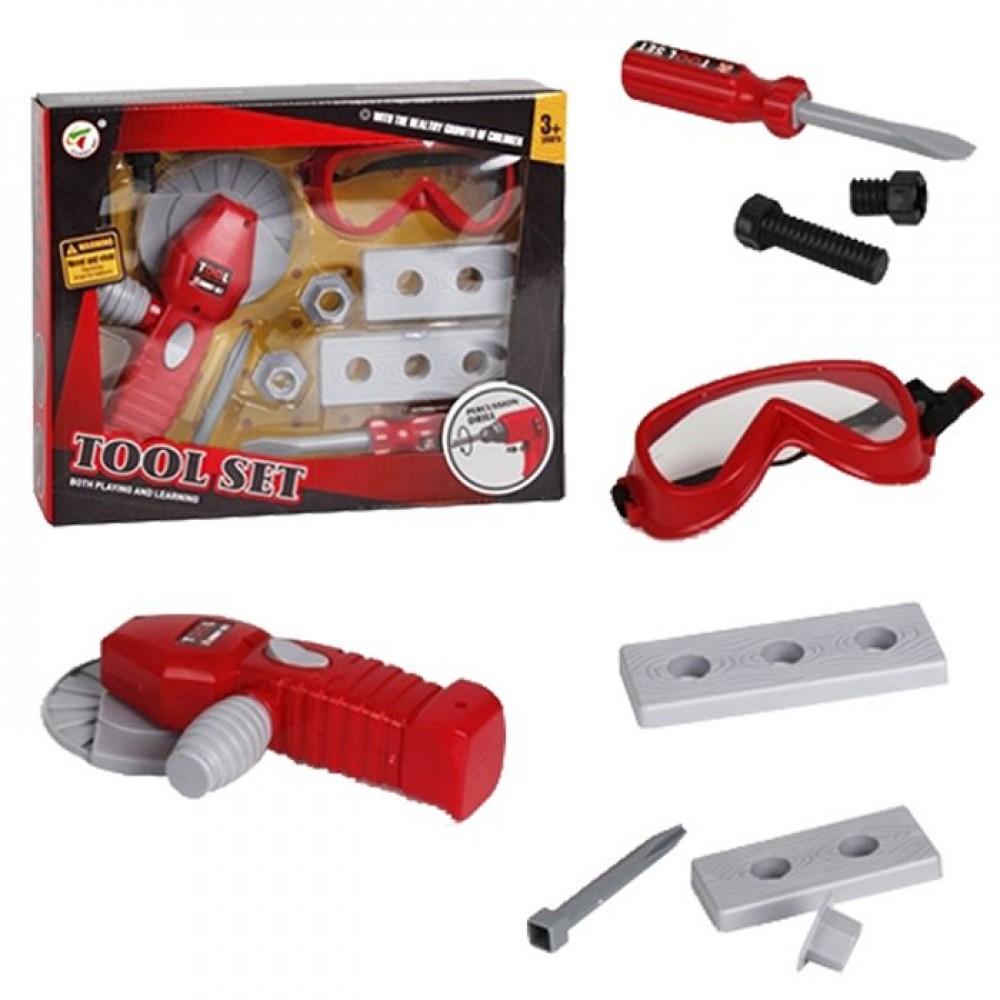Εργαλεία 10 Τεμ Με Μπαταρία 30x24x6cm ToyMarkt 913026