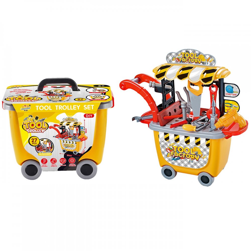 Τρόλλευ Πάγκος Με Εργαλεία 25x22x16cm ToyMarkt 913282