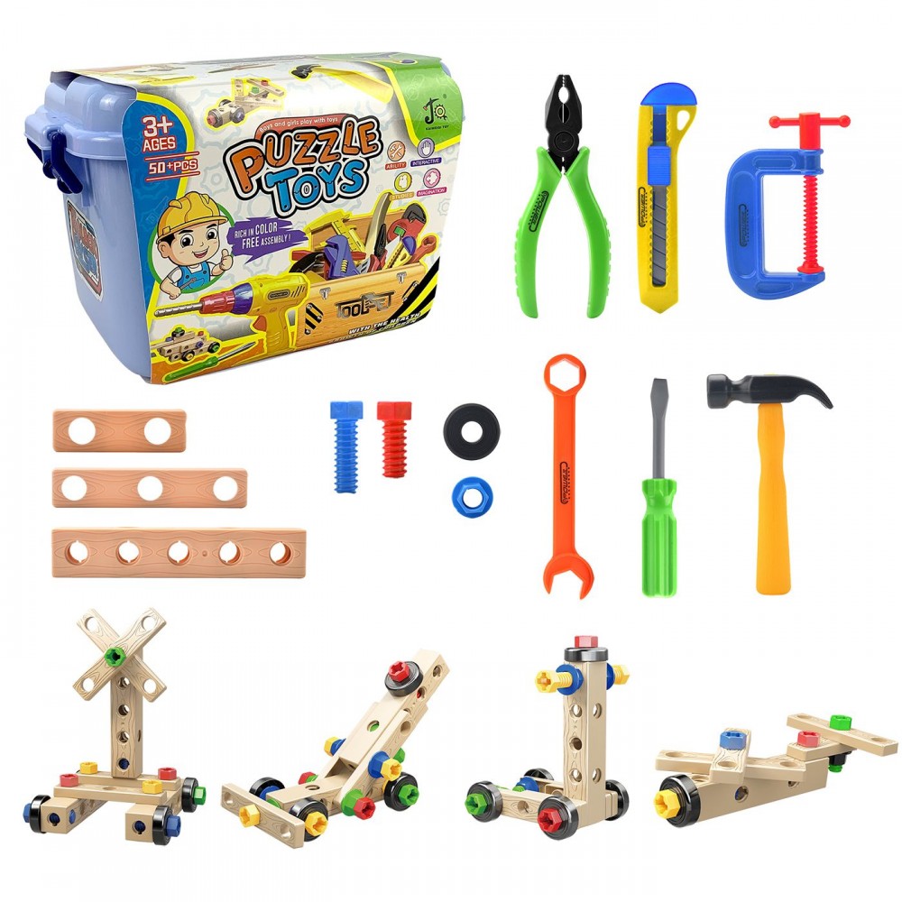 Εργαλειοθήκη 50 Τεμ 22x12x14cm ToyMarkt 913310