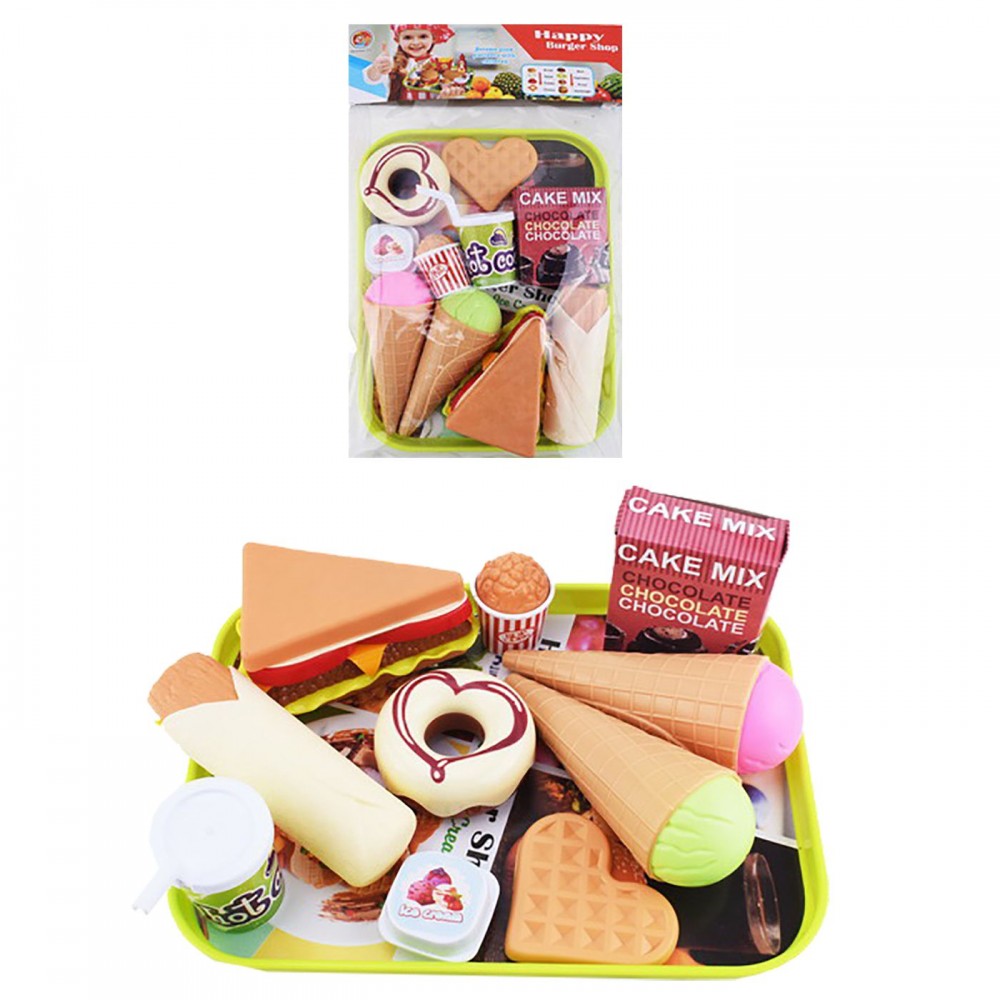 Happy Burger Δίσκος Σερβιρίσματος 18 ΤΕΜ 19x26cm ToyMarkt 971155