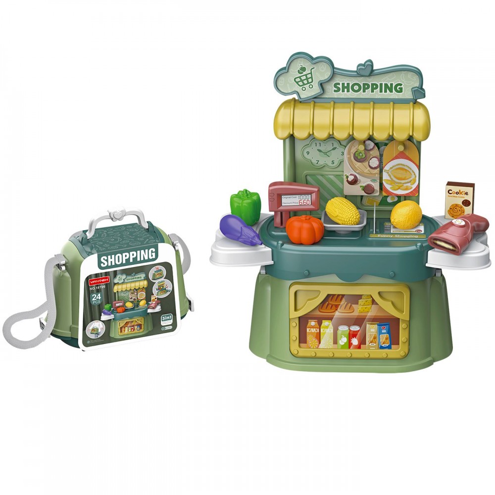 Βαλιτσάκι Shopping 24 Τεμ 15x15x10cm ToyMarkt 971180