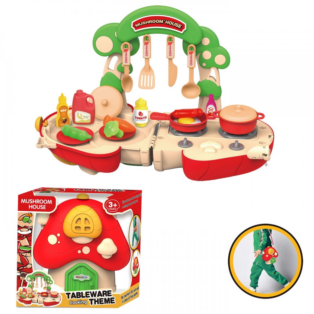 Μανιτάρι Κουζίνα 32 Τεμ 23x23x13cm ToyMarkt 971240