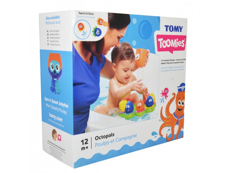 Tomy Toomies Βρεφικό Παιχνίδι Μπάνιου Χταπόδι Για 12+ Μηνών Tomy Toomies Βρεφικό Παιχνίδι Μπάνιου Χταπόδι Για 12+ Μηνών