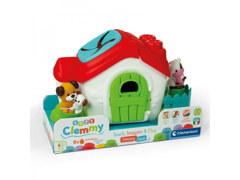 Soft Clemmy Βρεφικό Αγρόκτημα Αφής Με 8 Μαλακά Premium Τουβλάκια Για 10-36 Μηνών Soft Clemmy Βρεφικό Αγρόκτημα Αφής Με 8 Μαλακά Premium Τουβλάκια Για 10-36 Μηνών
