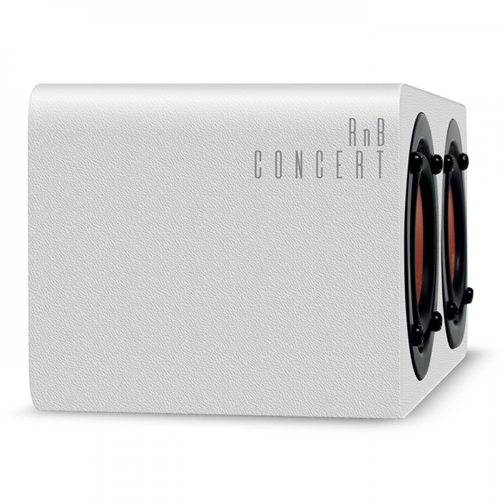 141-0180 Nod RnB Concert Ξύλινο Φορητό Bluetooth Ηχείο Σε Pure White Χρώμα, 10W.