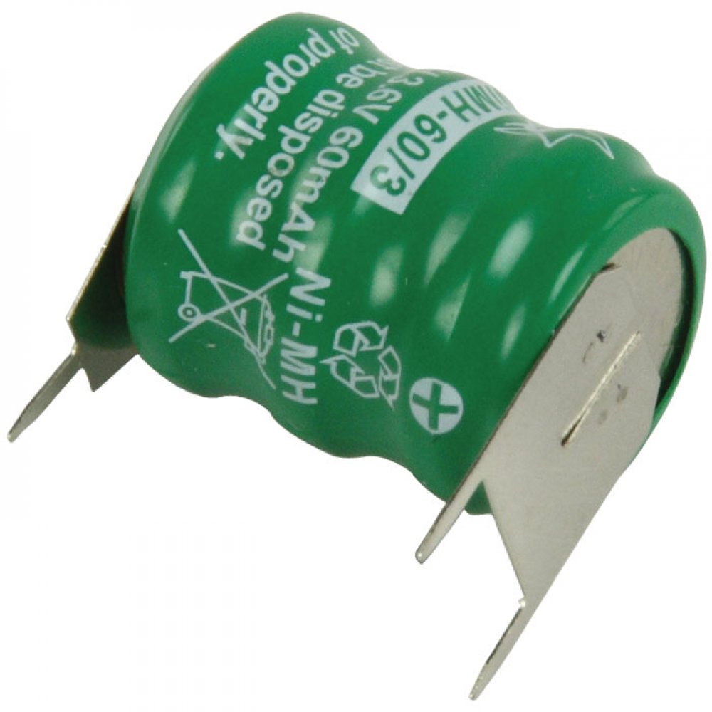Επαναφορτιζόμενη Ειδική Μπαταρία 3,6V 60mAh (3/60DK) Ni-MH Mονό/Διπλό PIN. 