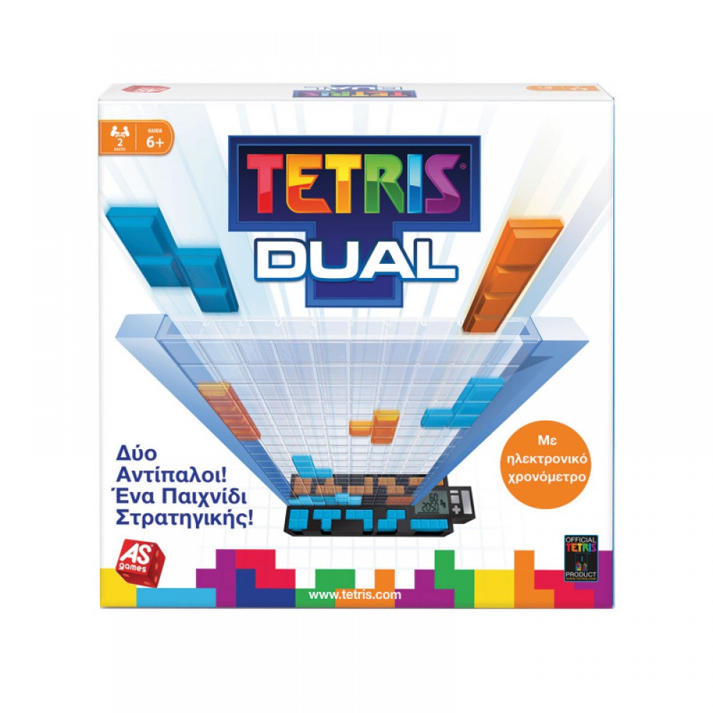AS Games Επιτραπέζιο Παιχνίδι Tetris Για Ηλικίες 6+ Χρονών Και 2 Παίκτες