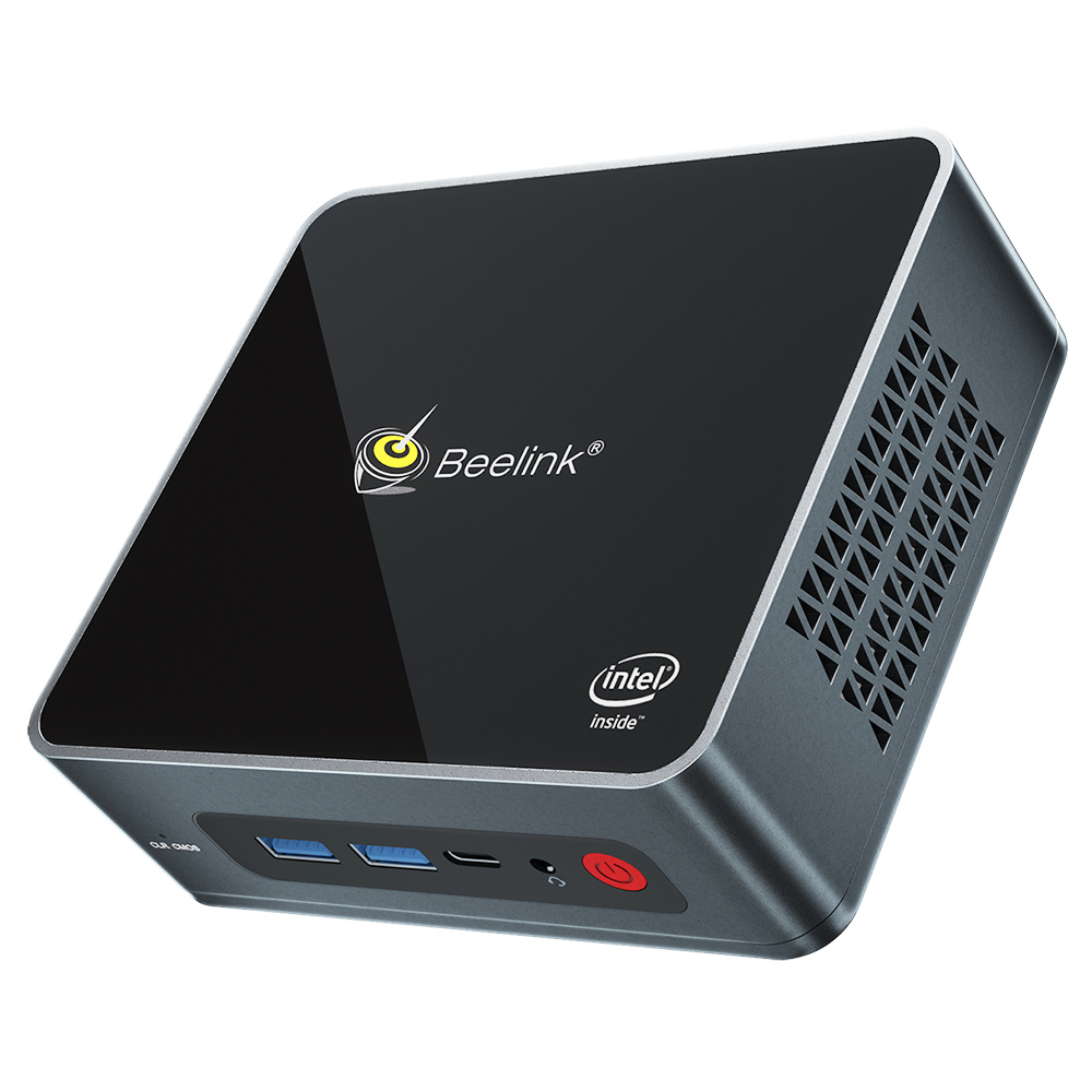 Beelink U59 Mini PC Intel Jasper Lake N5095 8GB RAM/256GB SSD Windows 10 Pro 64Bit 2.4G+5G WIFI Bluetooth 1000Mbps LAN 2xHDMI