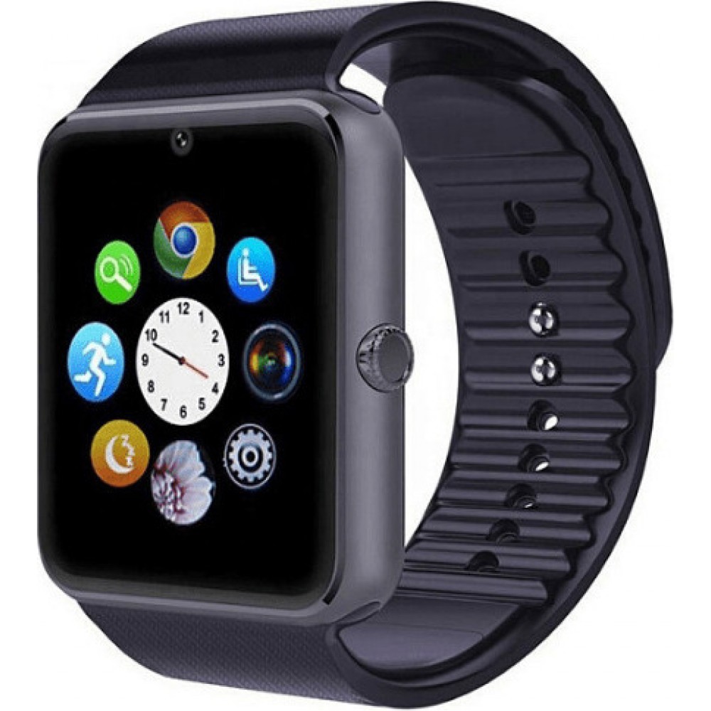 Smartwatch Ezra SW06 Με Κάρτα Sim Kai Οθόνη Αφής Σε Μαύρο Χρώμα