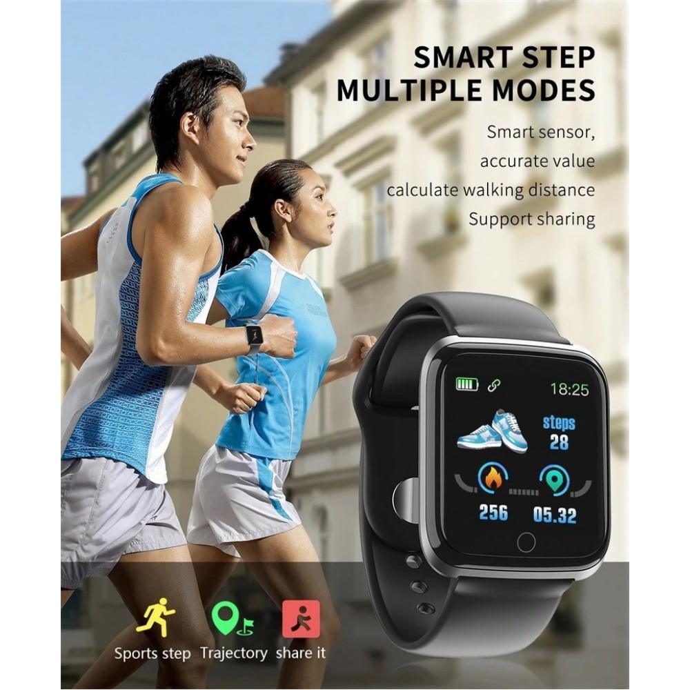Smartwatch M6 Με Bluetooth Και Οθόνη Αφής Σε Μαύρο Χρώμα