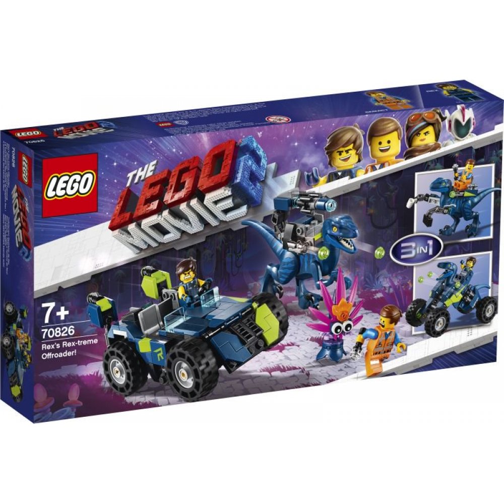Lego Movie 2:Rex-Treme Offroader!Όχημα Εκτός Δρόμου Του Ρέξ (70826)