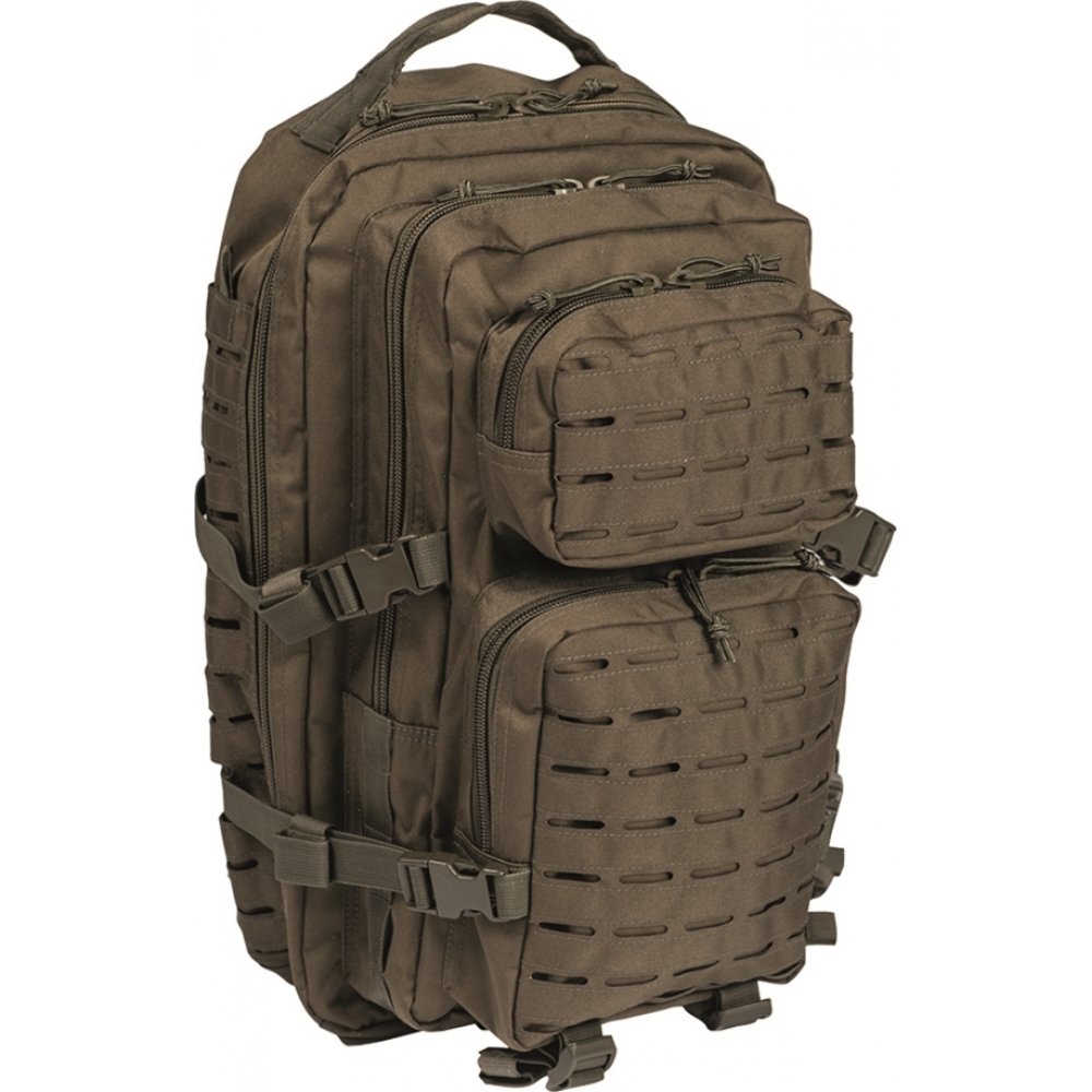 MIL-TEC Σακίδιο Πλάτης 36L US Χακί Laser Cut Assault Backpack LG 14002701