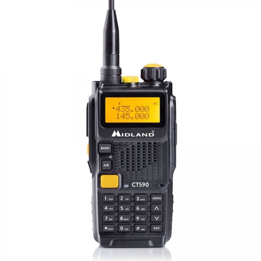 Midland CT-590 Φορητός πομποδέκτης Dual Band VHF/UHF με ισχύ 5 Watt