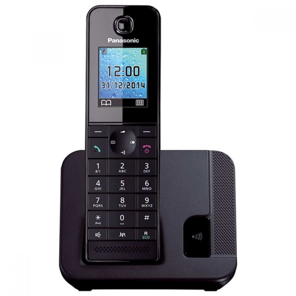 Panasonic KX-TGH210GRB μαύρο Ασύρματο τηλέφωνο ECO με έγχρωμη οθόνη